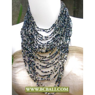 Multi Layer Necklace Squins